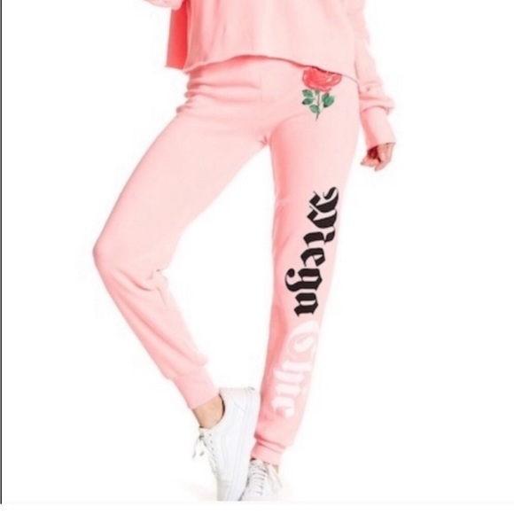 Wildfox Pants - Wildfox Mega Chic Joggers Sweatpants xs